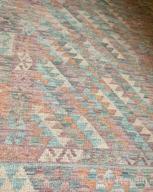 img 1 attached to Loloi Justina Blakeney X Malik Collection Natural And Multi-Colored Contemporary Accent Rug - 2'3" X 3'9 review by Ian Patilla