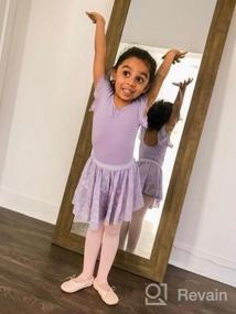 img 5 attached to Детская кружевная юбка для танцев для девочек, балетный костюм Soudittur для малышей