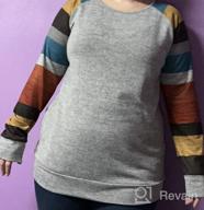 img 1 attached to Stay Fashionable And Comfortable With HARHAY'S 2022 Women'S Cotton Knitted Long Sleeve Tunic Sweatshirt Tops review by Alexander Chavis