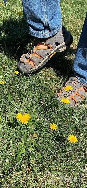 img 1 attached to HOBIBEAR Kids Closed-Toe 👦 Sport Water Sandals for Outdoor Adventures review by Tim Clark