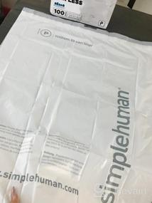 img 5 attached to Convenient & Durable: Plasticplace Simplehuman Code Y Compatible Drawstring Trash Bags - 100 Pack