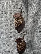 img 1 attached to Pomina Fashion Earrings Filigree ChocoGold_Earrings review by Jen Schuelke