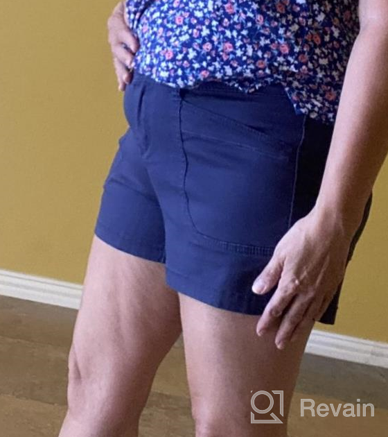 img 1 attached to Comfortable And Chic: UNIONBAY Women'S Delaney Stretch Shorts With A 3.5" Inseam review by Jessie Vrbensky