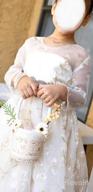 картинка 1 прикреплена к отзыву «Принцесса Бордовая детская одежда: платье с вышивкой для подружки невесты на первом причастии» от Rhonda Green