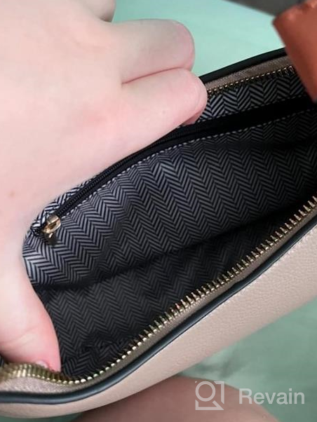 img 1 attached to Underarm Shoulder Bag Purse - Small Crescent Shape review by Lisa Vogt