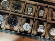 img 1 attached to Keep Your Watches Safe And Stylish With Emfogo 10-Slot Watch Box - Perfect Gift For Men And Women On Father'S Day, Birthday, Or Anniversary review by Michael Tucker
