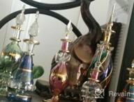 img 1 attached to 6Pc Egyptian Blown Glass Decorative Miniature Perfume Bottles Genie Potions Mix Set - Crafts Of Egypt review by Jack Harrell