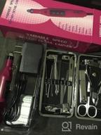 img 1 attached to Electric Nail Drill Kit - 6 File DIY Set, Acrylic Manicure Filer & Buffer Machine review by Matt Sirmons