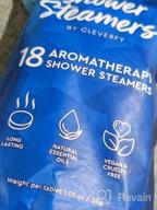 img 1 attached to 18-Pack Cleverfy Shower Steamers With Essential Oils - Aromatherapy Shower Bombs For Self-Care And Relaxation. Perfect Christmas Gifts For Men And Women In Blue. review by Lisa West
