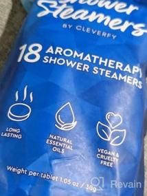 img 6 attached to 18-Pack Cleverfy Shower Steamers With Essential Oils - Aromatherapy Shower Bombs For Self-Care And Relaxation. Perfect Christmas Gifts For Men And Women In Blue.
