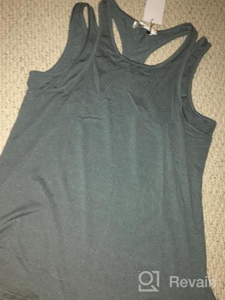 img 1 attached to Quick-Dry Fitness Shirts For Women - Scoop Neck With Cross Back Design, Ideal For Workouts And Exercise By Helloacc review by Jacob Ashman