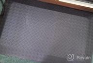 картинка 1 прикреплена к отзыву 📦 FEATOL Anti Fatigue Floor Mat: Ergonomic Comfort for Standing Desk, Kitchen & Garage - Stain Resistant, Non-Slip (20"x32"- Grey) от Benjie Swindler