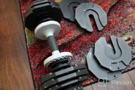 img 1 attached to Adjustable Dumbbell Set Free Weights - 12.5/27.5/44/55/66 Lbs For Men Women Full Body Workout Home Gym Fitness review by Devin Henry
