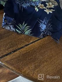 img 6 attached to 🍍 Hawaii Hangover Aloha Luau Shirt Cabana Set in Pineapple Garden Navy - Boy's Version