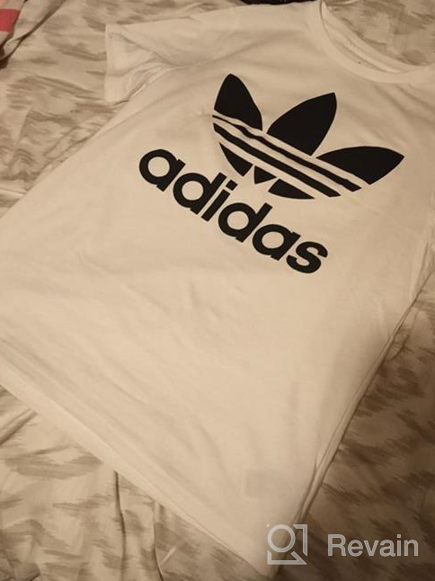 img 1 attached to Adidas Originals Trefoil Girls' Medium Active Clothing in White review by Debbie Ziliak