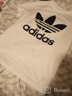 img 1 attached to Adidas Originals Trefoil Girls' Medium Active Clothing in White review by Debbie Ziliak
