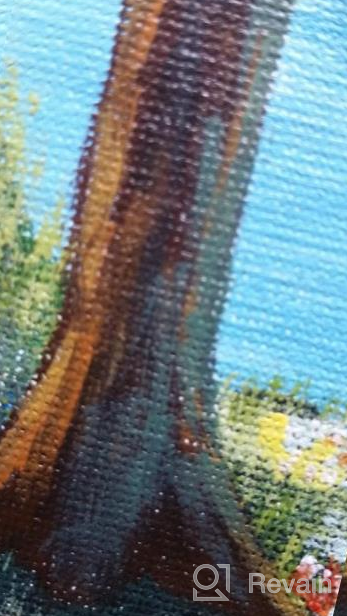 img 1 attached to 4X4 Inch Blank White Cotton Canvas Boards For Oil, Acrylic & Watercolor Painting - Artlicious 12-Pack Of Panels. review by Justin Frazier