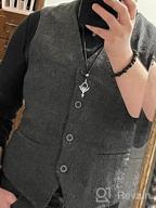 img 1 attached to V VOCNI Women'S Fully Lined 4 Button V-Neck Economy Dressy Suit Vest Waistcoat review by Victoria Smith