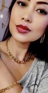 img 1 attached to 14K Gold Plated Y2K Style Chunky Earring Link Chain Set For Women And Girls review by Ameen Bethea