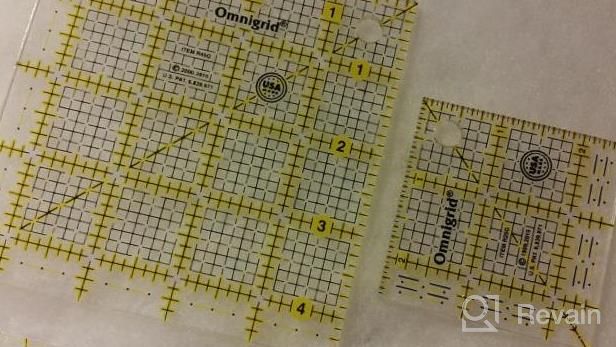 img 1 attached to 4-Pack Omnigrid Square Quilting Ruler Set: 2.5”, 4.5”, 6.5” And 9.5", Value Pack review by Tommy Maynard
