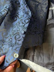 img 7 attached to 🤵 Elegant Boys' Wedding Attire: Boyland Pieces Tuxedo Jacquard Clothing Collection