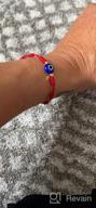 img 1 attached to Red String Amulet Bracelet For Women Men Boys & Girls - Tarsus Evil Eye 7 Knot Lucky Adjustable review by Jared Winebrenner