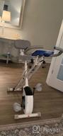 img 1 attached to ADVENOR Folding Magnetic Exercise Bike With Arm Resistance Bands And Backrest For Comfortable Home Fitness review by Gilbert Cokky