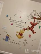 img 1 attached to Sweeten Your Walls With RoomMates Winnie The Pooh Swinging For Honey Wall Decals! review by Therealwesley Shaw