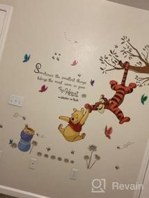 img 5 attached to Sweeten Your Walls With RoomMates Winnie The Pooh Swinging For Honey Wall Decals!