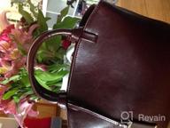 img 1 attached to Retro-Style Small Tote Shoulder Bag For Women - Genuine Leather Handbag By Covelin review by Vladimir Castillo