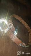 img 1 attached to Stylish Rhinestone Studded Leather Belt For Women - The Ultimate Fashion Accessory! review by Vincent Lott