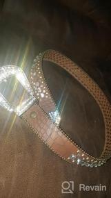 img 7 attached to Stylish Rhinestone Studded Leather Belt For Women - The Ultimate Fashion Accessory!