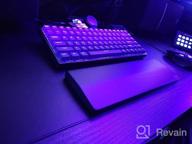 img 1 attached to Glorious Gaming Wooden Wrist Rest - Ergonomic Palm Support For Mechanical Keyboards - Full-Size - Brown review by Sandra Price