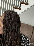 img 1 attached to Get Trendy & Natural-Looking Hair With Ubeleco 18 Inch Faux Locs Crochet Hair - Soft, Pre-Looped, & Synthetic review by Tonya Brooks
