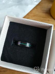 img 8 attached to Experience A Dazzling Wedding With TIGRADE'S Rainbow Titanium Rings - Available In 3 Sizes!