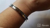 img 1 attached to 💖 I Love You Always & Forever" Engraved Cuff Bangle Bracelets - Jewelry for Women, Girls, Wife, Her, Mom review by Josh Kim
