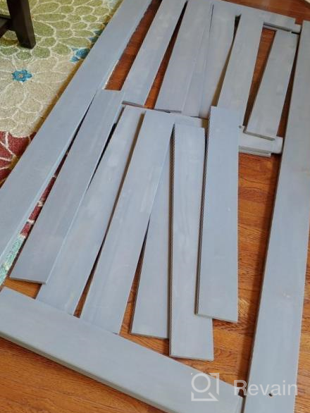 img 1 attached to 48In X 84In Grey Sliding Barn Door With 8Ft Hardware Kit, Pre-Drilled Ready To Assemble DIY Unfinished Solid Spruce Wood Panelled K-Frame review by Marco Maurer