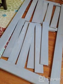 img 6 attached to 48In X 84In Grey Sliding Barn Door With 8Ft Hardware Kit, Pre-Drilled Ready To Assemble DIY Unfinished Solid Spruce Wood Panelled K-Frame