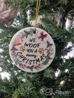 картинка 1 прикреплена к отзыву FAVIA New Year Decorations On Christmas Tree Ceramic Ornament Gift For My Fur Baby’S First Christmas Or Thanksgiving от Frankye Sherman