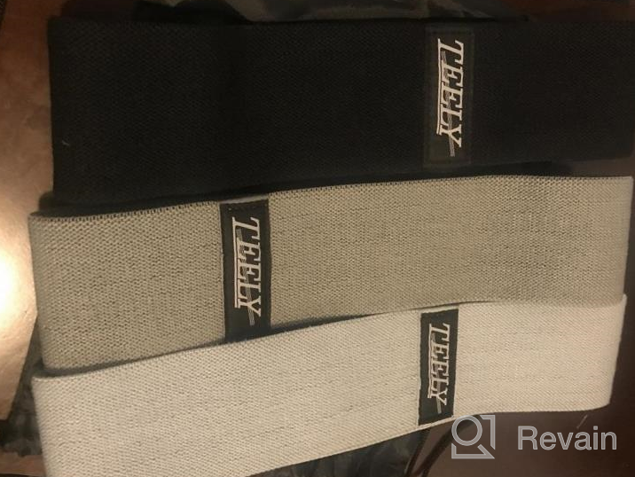 img 1 attached to Get Toned And Sculpted With 3 Pack Of Non-Slip Fabric Resistance Bands For Legs And Butt - Perfect For Women'S Workouts! review by Kyle Gresham