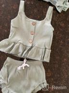 img 1 attached to Cute And Comfortable 2Pcs Outfit Set For Newborn Baby Girls review by Julie Blanford