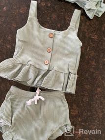 img 6 attached to Cute And Comfortable 2Pcs Outfit Set For Newborn Baby Girls
