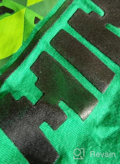 img 1 attached to 👾 Vibrant Green Minecraft Creeper T-Shirt for Boys - Popular Boys' Clothing Choice review by Greg Bloom