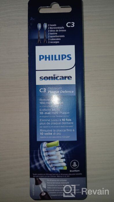 img 2 attached to Philips Sonicare C3 Premium Plaque Defence HX9042 for sound brush, black, 2 pcs. review by Cheong Yon ᠌