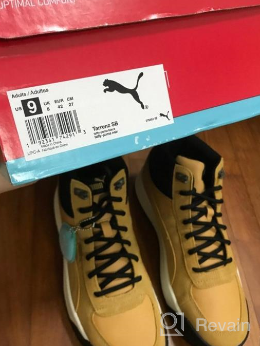 img 1 attached to 👟 PUMA Tarrenz Black Whisper White Gum Sneaker review by Chris Riley