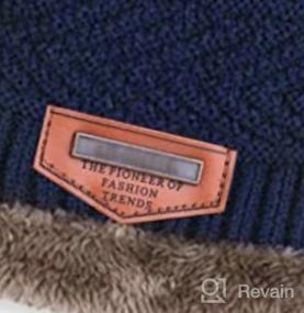 img 5 attached to ❄️ Warm Winter Beanie with XYIYI Fleece Lining - Ideal Boys' Accessories for Cold Weather