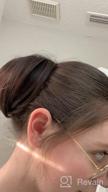 img 1 attached to BARSDAR 3PCS Hair Bun Extensions, Messy Bun Hairpiece Straight Short Ponytail Bun Tousled Updo Hair Extension Curly Synthetic Chignon Elastic Easy Hair Scrunchie For Women -Dark Brown Mix Auburn Evenly review by Beth Smith