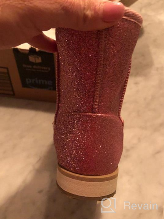 img 1 attached to 👢 Boys' UGG Classic Metallic Glitter Fashion Boots review by Robert Corral