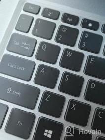 img 6 attached to Защитите свой ноутбук Acer Aspire 5 Slim с помощью зеленого силиконового чехла клавиатуры с омбре