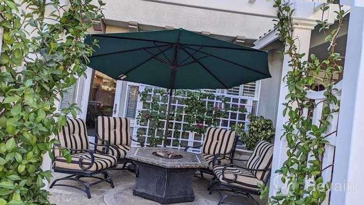 img 1 attached to Stay Cool And Protected: Introducing The Wikiwiki S Series Cantilever Patio Umbrellas With UV Resistant Fabric And 360 Rotation review by Will Singh